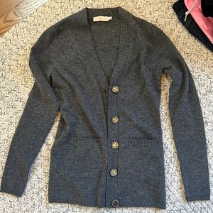 Tory Burch Logo Button Cardigan in XS